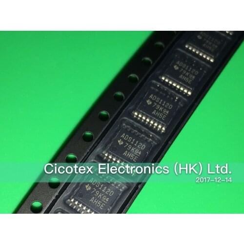 3pcs/lot ADS1120IPWRG4 TSSOP16 ADS1120 IC ADC CONV 16BIT LP LN 16TSSOP