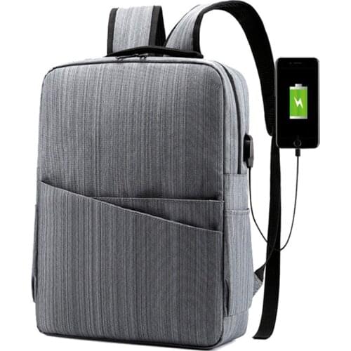 3PCS / LOT Male Multifunction USB Charging Fashion Business Casual Travel Anti-theft Waterproof Laptop Mens Backpack