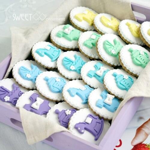 4pcs Simulation Cookie Years Feast Dessert Table Cute Baby Series Cookies