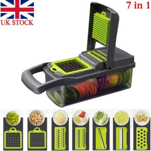 7 In1 Food Vegetable Chopper Salad Fruit Peeler Food Onion Cutter Slicer Dicer hand Kitchen Tool
