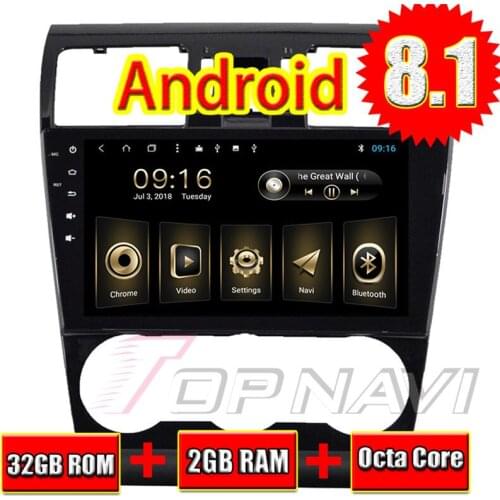 Auto Navigation Players for Subaru Forester 2013 Android 8.1 10.1'' Topnavi Car Stereo support Original Amplifier with free Map