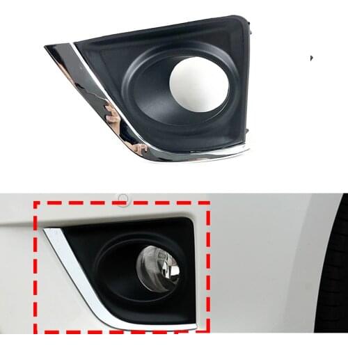 Fog Light Cover For Toyota Corolla 2014 2015 2016 Fog Lamp Shell Vent Car Front Bumper Grille Driving Lamp Cover