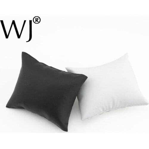 Quality PU Leather Watch Bracelet Bangle Display Pillow Jewelry Gift Present Holder Cushion Organizer Showcase Photography Prop