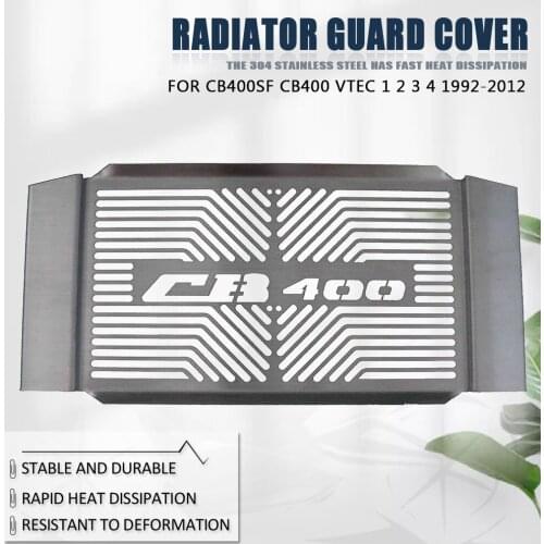 For CB400SF CB400 VTEC 1 2 3 4 1992-1998-2012 Motorcycle Accessories stainless steel Radiator grille guard protection cover