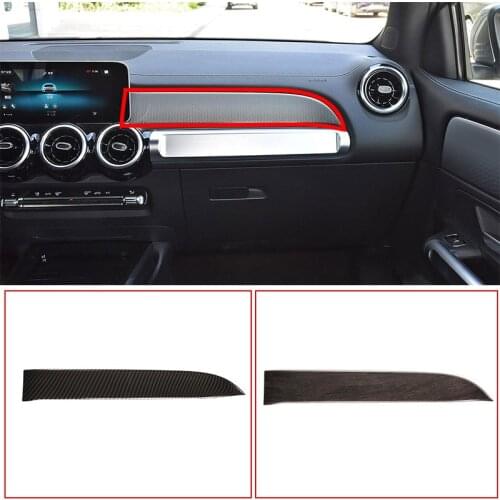 For Mercedes-Benz GLB 2020-2021 Car Styling ABS Carbon Fiber Central Control Instrument Panel Decorative Panel Car Accessories