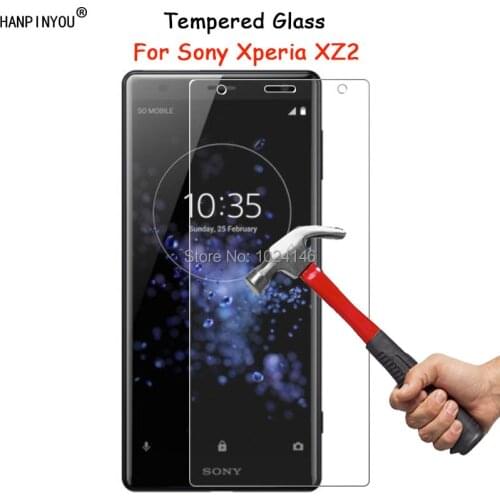 For Sony Xperia XZ2 5.7" Clear Hard Tempered Glass Screen Protector Ultra Thin Explosion-proof Protective Film Toughened Guard