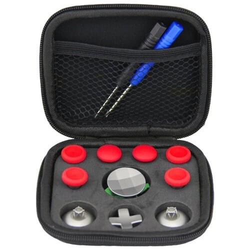 For Xbox One Elite Gamepad Replacement Accessories D-pad Key Repair Parts Kit Joystick Cap Thumb Grip Cover for Elite Controller