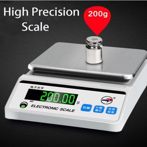 Electronic Balance Scale Precision Square Plate 5KG Accuracy 0.1KG High Precision Electronic Scale Hld-tp