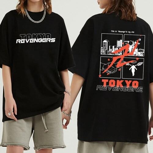 2021 Hot Japanese Anime Tokyo Revengers T Shirt Anime Short Sleeve T-shirt Unisex Tops Tshirt Male