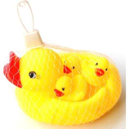 2021Hot Sale Duck Baby Shower Water Toys For Baby Kids Children Birthday Gift Toy Cute Baby Kids Rubber Free Shipping For Kids