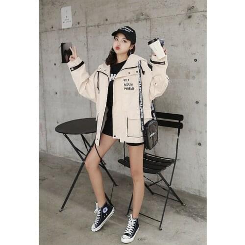 2019 spring and autumn new popular super fire jacket female loose Sen female work clothes baseball uniform A373