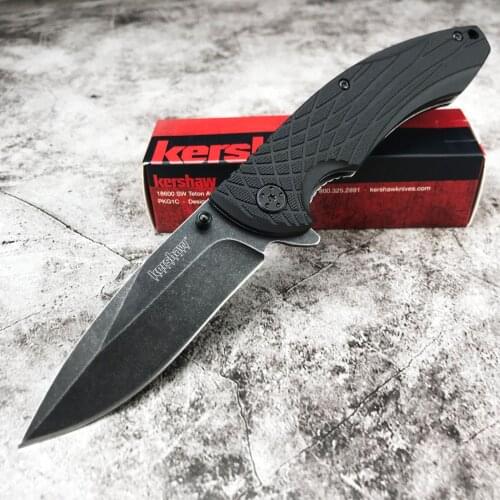 Kershaw 1322 Multi-function Folding Tactical Survival Knives Hunting Camping 8Cr13MOV Blade 58HRC Hardness Survival Knife EDC