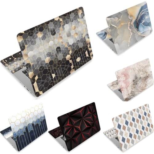 Laptop Cover Sticker Notebook Skin Marble Laptop Skin Stickers For 14 15 15.6 16 17.3 inch Macbook Lenovo HP Asus Acer DELL