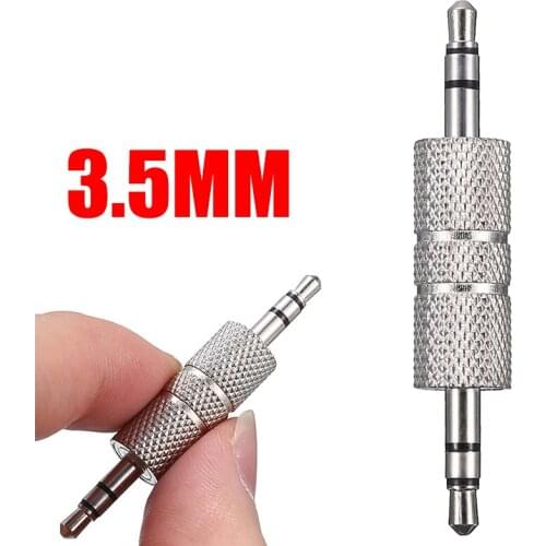 New Arrival 3.5mm Male to Male Audio Headphone Jack Connector Terminals High Quality Audio Earphone Stereo Socket Plug Convertor