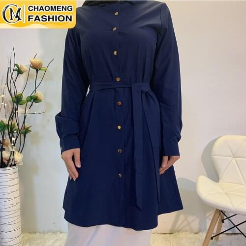 New Design Fashion High Quality Muslim For Women Casual Tops Malaysia Turkey Arabic Islamic Clothing Shirt Blouse Mujer Ropa