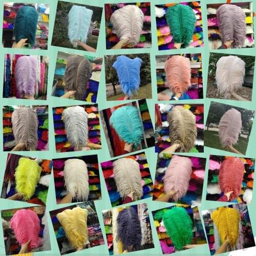 Wholesale 50/100pcs "Thick Stem" Male Ostrich Feathers 70-75 cm/28-30 inch Party Home Wedding Craft Making Decoration