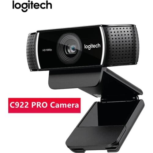 Original Logitech Camera C922 PRO Professional web HD camera/USB laptop camera/camcorder suitable for media applications