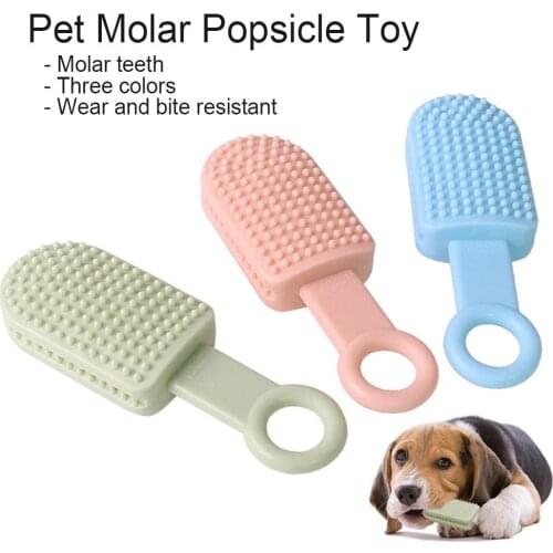 Cat Dog Molar Teeth Cleaning Stick Toothbrush Chewing Biting Resistant Pet Toy Dog Toys