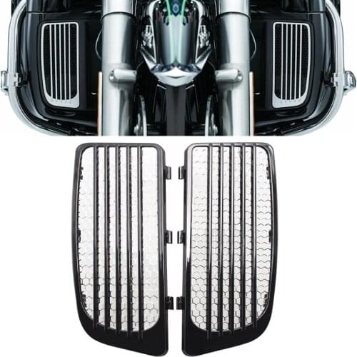 Motorcycle Radiator Grill Lower Fairing Cover For Harley 2014-2019 Touring Street Glide Road King With Twin Cooled Models