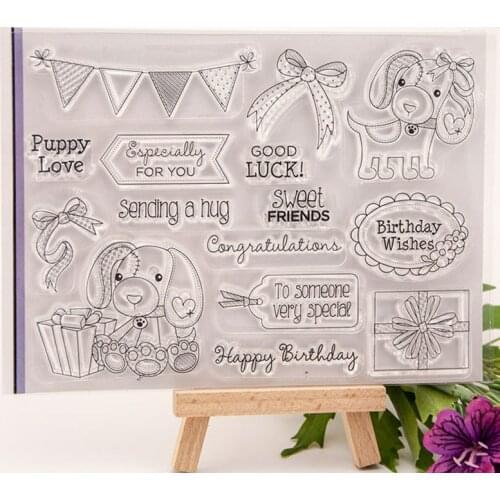 Party Decoration Series Clear Stamps Scrapbooking Rubber Stamp Craft Supplies Stamps for Card Making Handmade DIY Silicone Stamp