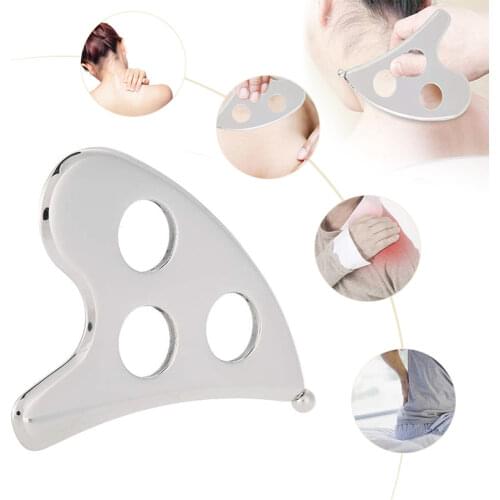 Stainless Steel Scraping Board GuaSha Tool Body Scrapper Massage Plate For Release Pain Relief Physical Therapy Massage Relax