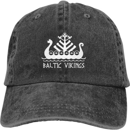 Viking ,baltic Vikings Logo Baseball Cap cowboy hat Peaked cap Cowboy Bebop Hats Men and women hats