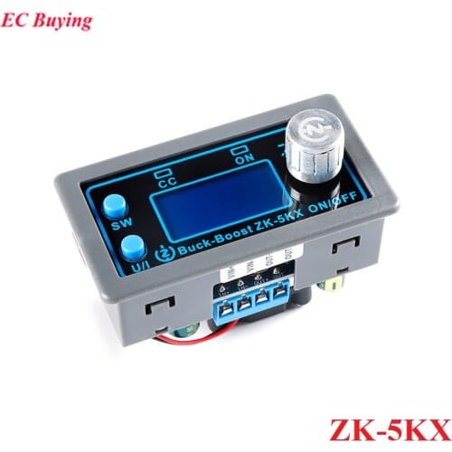 ZK-5KX CNC DC Automatic Buck Boost Converter CC CV 0.6-36V 5A 80W Power Supply Module Adjustable Regulated Laboratory Solar Char