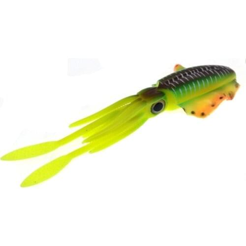 3PCS Soft UV Squid Octopus Capuchin maggots Fishing shad Lure Grub worm Silicone Bait Tackle 15cm/20g