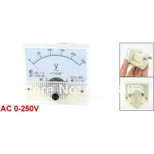 AC 0-250V 250V Analog Panel Volt Voltage Meter Voltmeter Gauge 85L1-300V 450V 500V