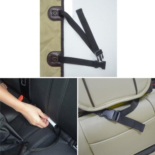 Dog Car Travel Accessories Dog Car Seat Cover, Pet Front Cover for Cars, Trucks, and Suvs - Oxford Waterproof & Nonsli LX0E