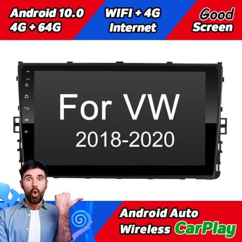 6GB Ram 128GB ROM Car Radio For Jetta R Line Mk7 2020 Super Slim Touch Screen Android 10 Stereo Multimedia Player GPS Navigation