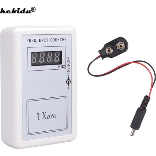 Wireless Frequency Meter Handheld Remote Control Counter tester 250-450MHZ for Car Auto Remote Cymometer Detector Power Cable
