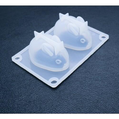 DIY Bunny Mold High Flexible Silicone Mousse Dessert Jelly Baking Candy Chocolate Ice Cream Mould Kitchen Bakeware Tools Molds