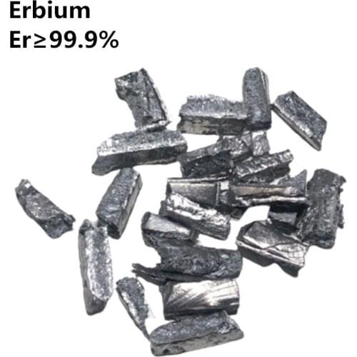 Erbium Metal Dendritic Pieces 5 Grams 99,9% Element 68 Sample Er Rare Earth