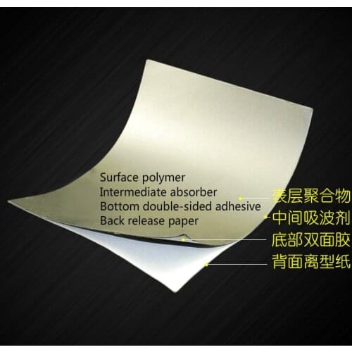 Ferrite absorbing material soft electromagnetic absorbing film anti metal magnetic cloth magnetic shielding electromagnetic wave