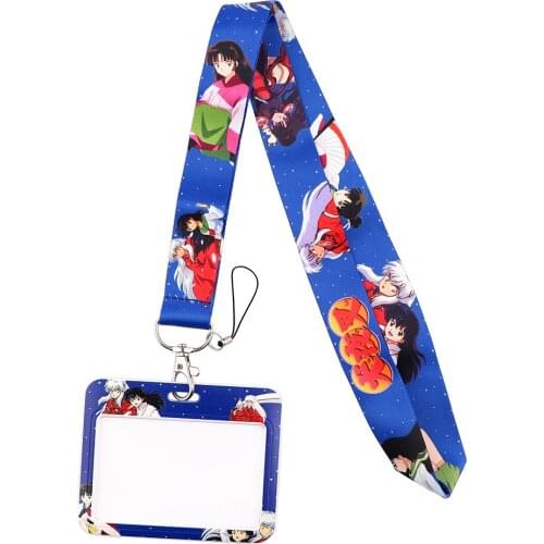 JF644 Anime Women Mobile phone Lanyard For Keys ID Card Pass Gym USB Badge Holder DIY Hang Rope Tags Strap Neck Lanyard Strap