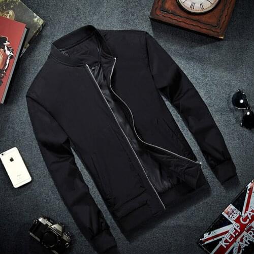 New Jacket Mens Fashion Casual Loose Mens Jacket Zipper Streetwear Bomber Jacket Mens and Coats Jaqueta Masculina Plus Size
