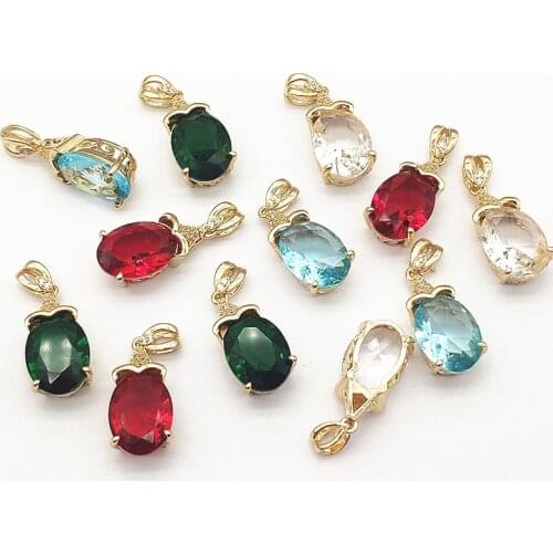 New Arrival! 31x12mm 30pcs Cubic Zirconia Drop shape Charm For Handmade Necklace Earring Parts DIY Accessories,Jewelry Findings