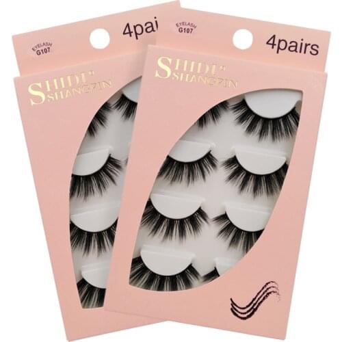 New 3d mink lashes 100% Cruelty free Lashes false eyelashes natural handmade false eyelash for maquiagem 3d mink cilios makeups
