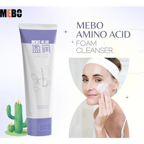 MEBO Amino Acid Foam Cleanser Face Wash Moisture Oil Control Acne Oil Control Blackhead Remover Shrink Pores Skin Care