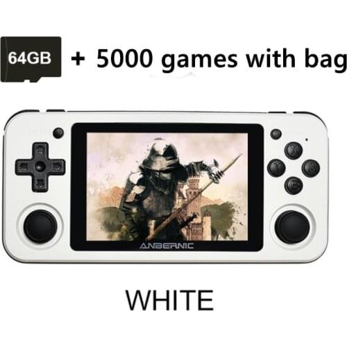 ANBERNIC RG351P Retro Game Consle IPS Screen 64G Built-in 5000 Gaming Portable handheld Game Player PS GB Classic Players Box