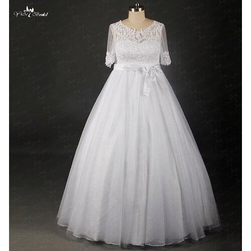 RSW802 Yiaibridal Real Job For Outdoor Wedding Shop Online China Pregnant & Plus Size Wedding Dresses With Sleeves