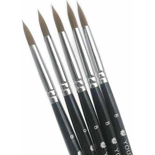 5pcs Dental Porcelain Brush Pen Dental Technician Tools Dental Lab Supplies