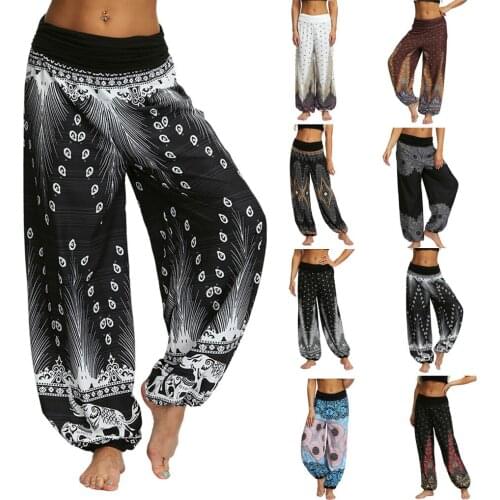 Fashion Bohemian Loose Pant Men Women Casual Hippy Trousers Baggy Aladdin Harem Pant Freeship Yoga Pants Брюки Женские -40