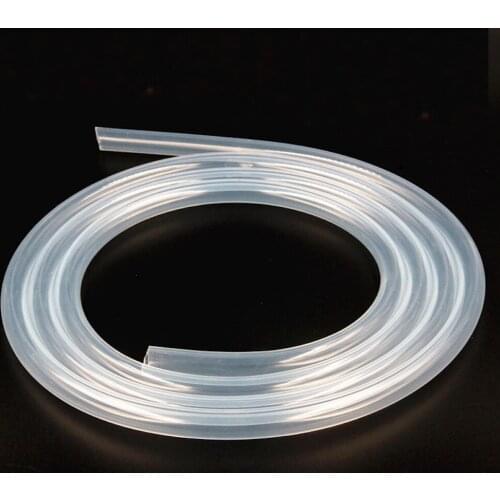 Silicone Hose Silica Gel Tube Pipe Temperature Resistance SGS Food Grade OD 15mm/16mm/18mm x 8 10 11 12 13 14mm Transparent