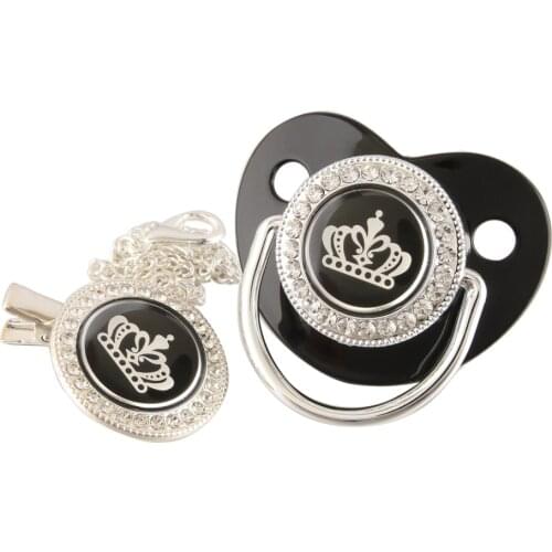 9 Colors Bling Baby Pacifier Dummy Silicone BPA Free Infant Nipple Newborn Pacifiers For Babies 0-18 Months