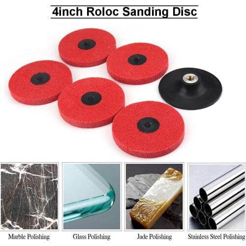 100mm 4inch Nylon Fiber Polishing Wheel Grinding Disc Abrasive Tools For Rotary Dremel Accessories