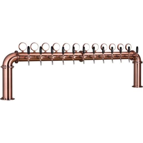 Home brew 12 tap bronze color stainless steel beer tower bridge for beer bar ( made to order )