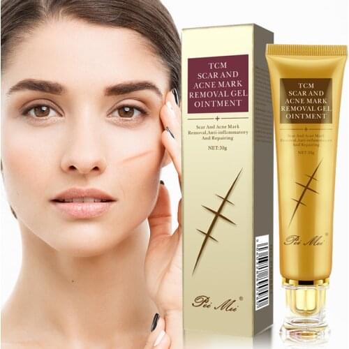 30g Acne Scar Removal Cream Pimples Stretch Marks Face Gel Remove Acne Smoothing Whitening Moisturizing Body Skin Care Aichun