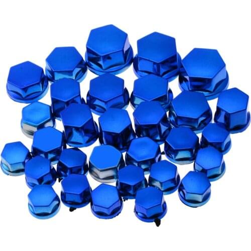 30pcs Motorcycle Screw Nut Bolt Cap Cover Engine Transmission For Yamaha Kawasaki Honda Suzuki